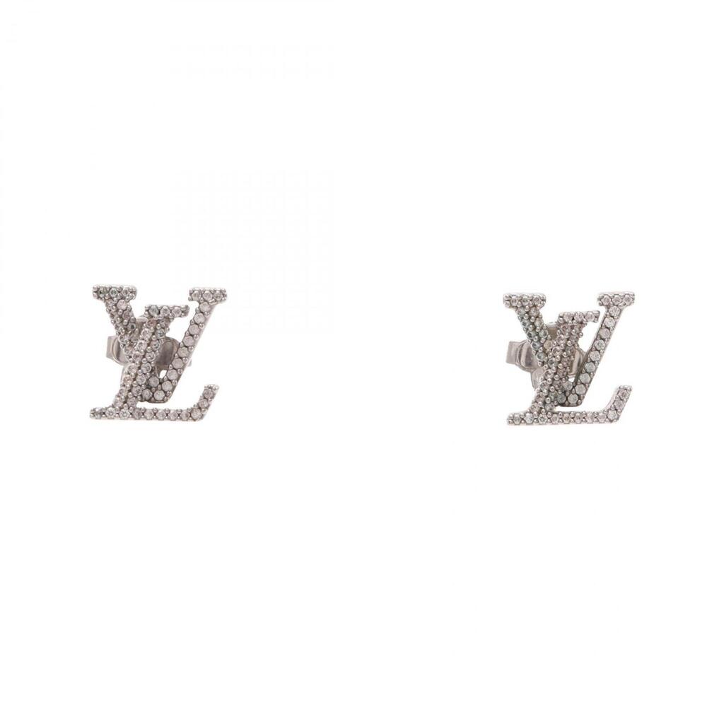 Louis Vuitton LOUIS VUITTON Boucles d'Oreilles LV Iconic Strass Earrings Jewe...